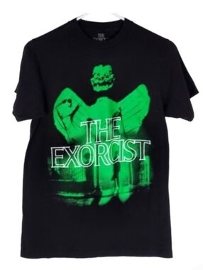 1121 * The Exorcist Movie Graphic Tee Black Green Size S (34/36)